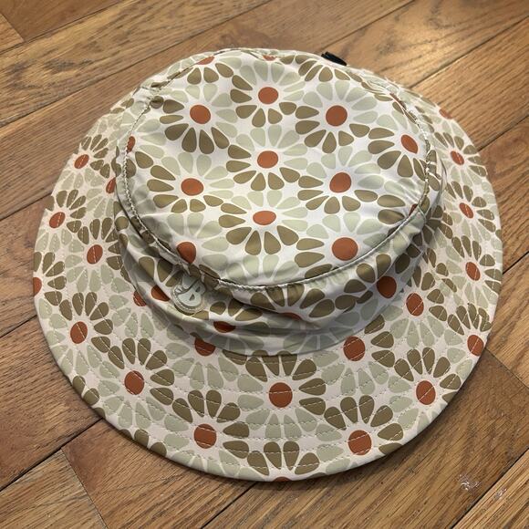 Sunward Bound Accessories - Sunward Bound Australia Floral Bucket Surf Sun Hat Chin Strap Large UPF 50+